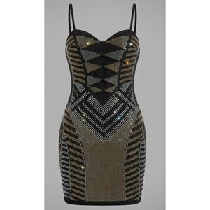 Bisou Bisou | Dresses | Gold Sequin Dress | Poshmark